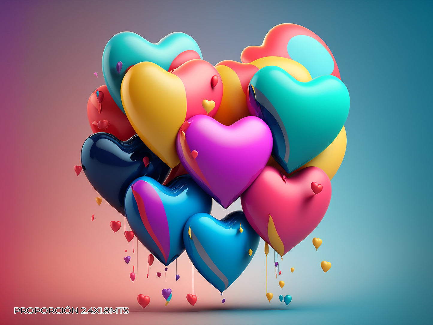 San Valentín - Corazones 3D #10
