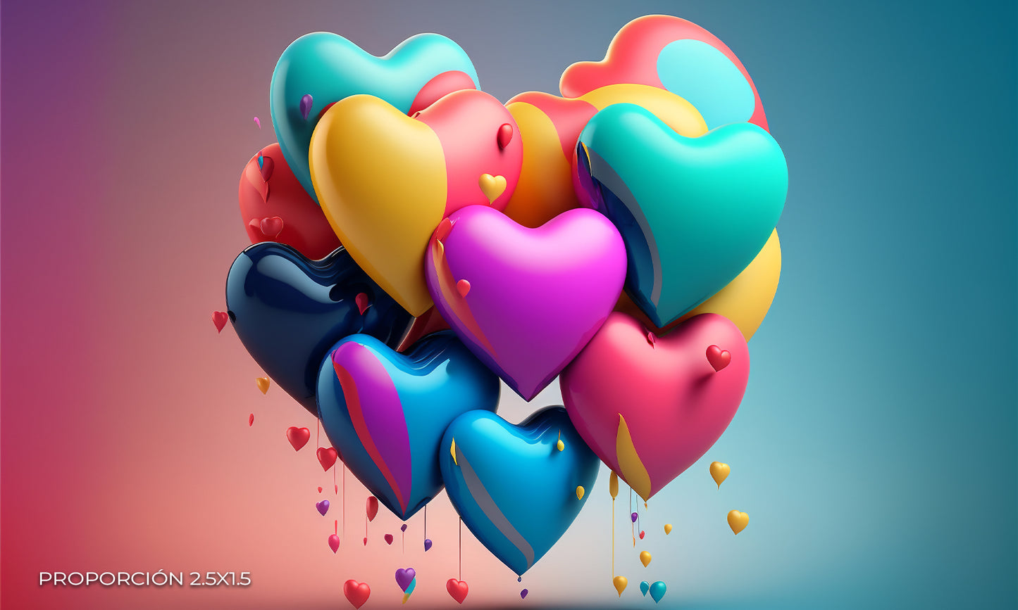 San Valentín - Corazones 3D #10