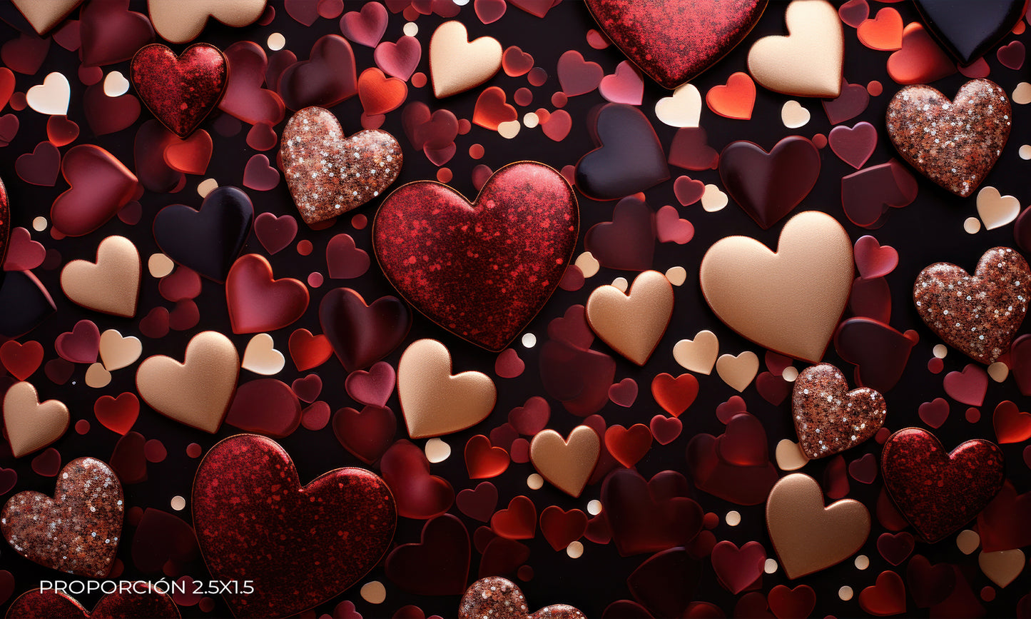 San Valentín - Corazones 3D #12