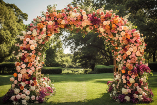 fondo para fotografia boda jardin