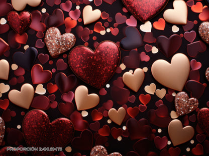 San Valentín - Corazones 3D #12